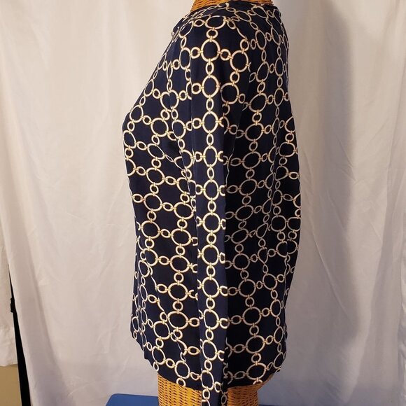 Ladies CHARTER CLUB Luxury Long Sleeve Boat Neck Jersey - M - Picture 2 of 4